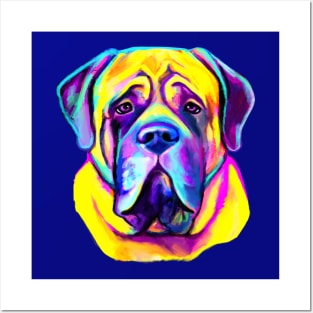 English Mastiff in Colors Posters and Art